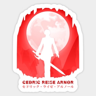 Cedric Reise Arnor | Trails Of Cold Steel Sticker